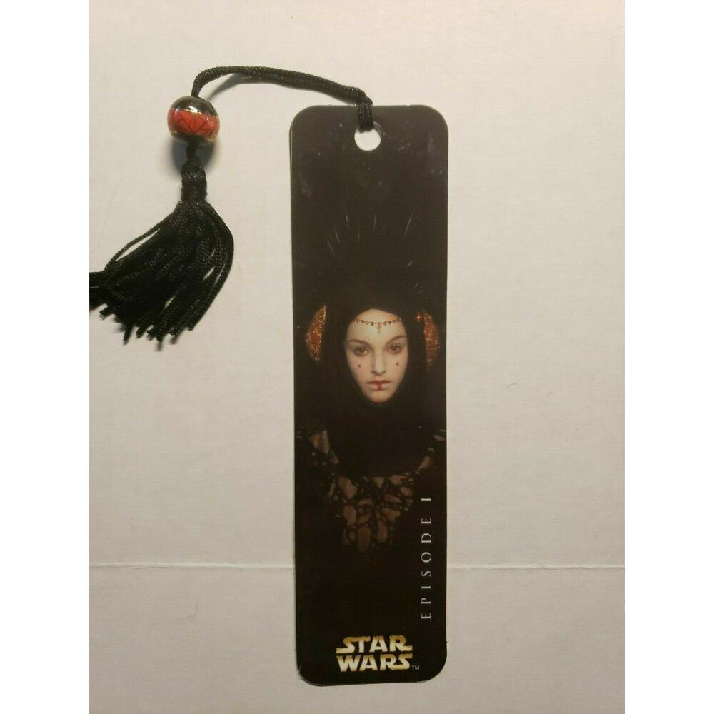 Star Wars Episode 1 The Phantom Menace Bookmark New Padme Amidala Black String